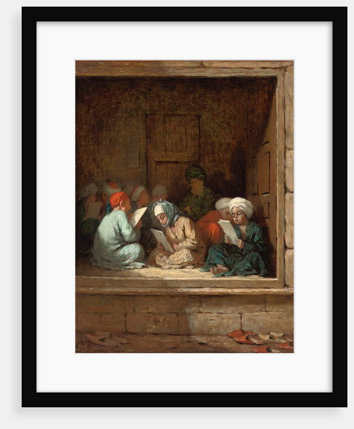 A Turkish Schoolroom, 1870 by Henriette Browne