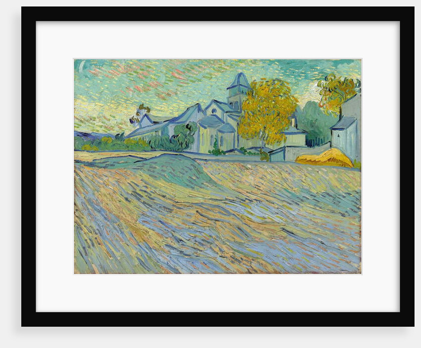 Vue de L'Asile et de la Chapelle de Saint-Remy, 1889 by Vincent van Gogh