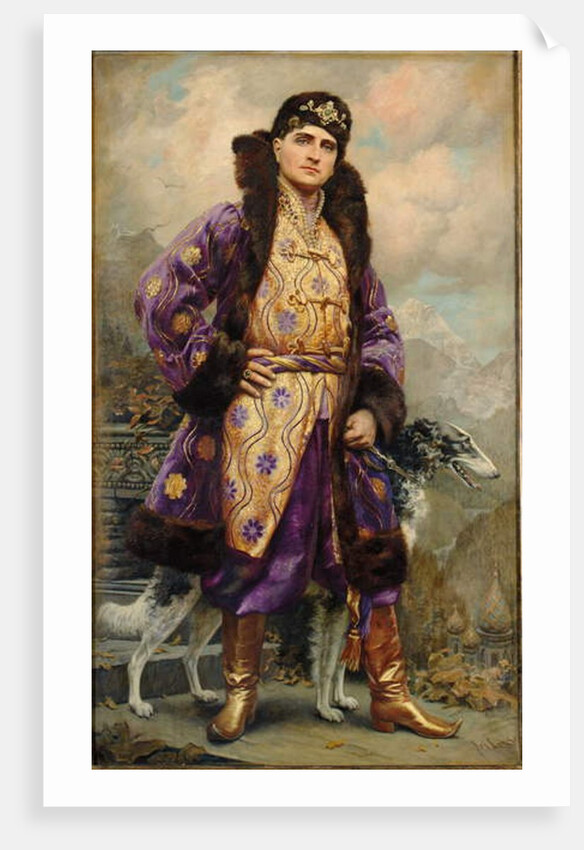 Portrait of Iusupov by Johannes Linse