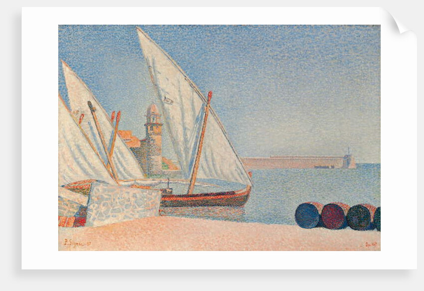 Collioure, Les Balancelles, 1887 by Paul Signac