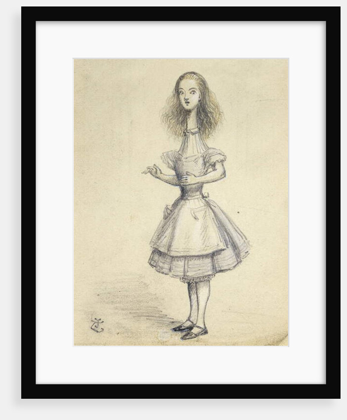 Curioser and Curioser by John Tenniel