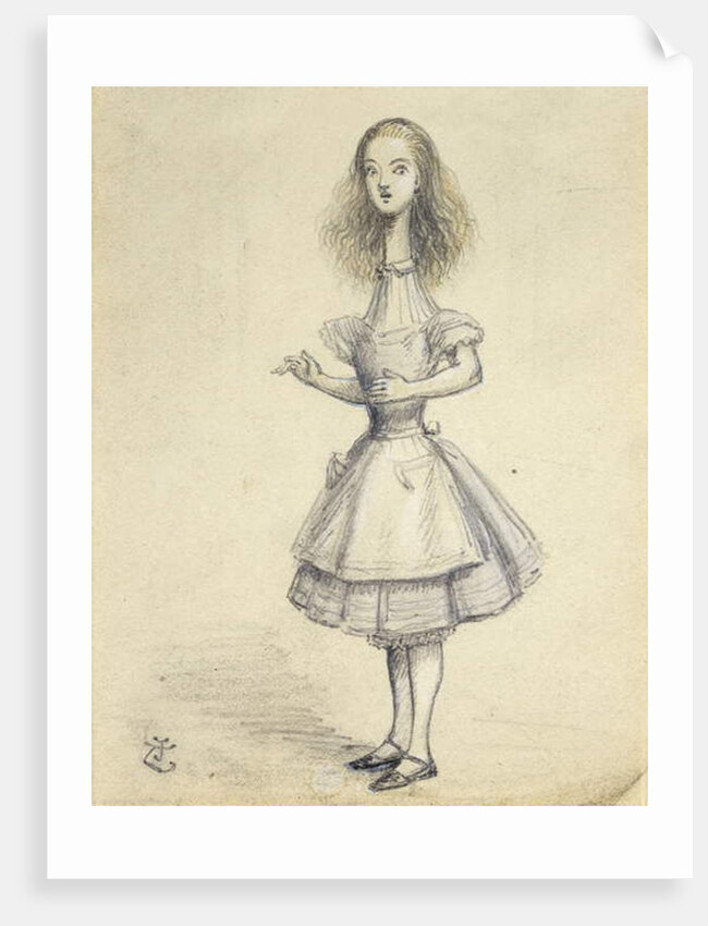 Curioser and Curioser by John Tenniel