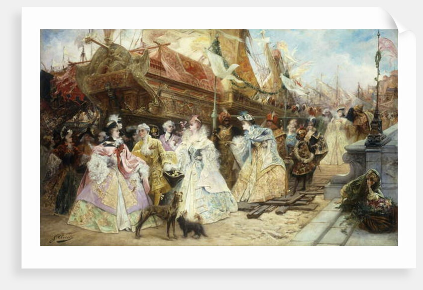 The Royal Entourage by Georges Clairin