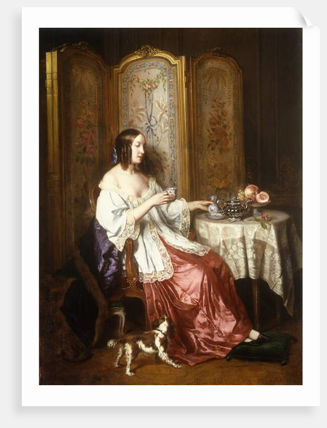 A Cup of Chocolate, 1844 by Charles Beranger