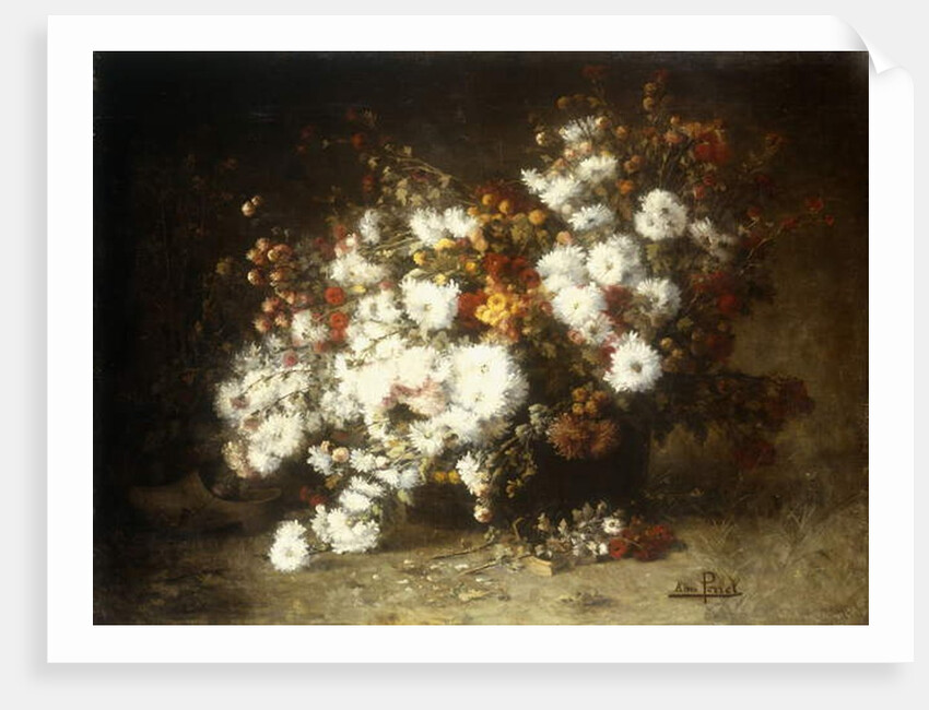 Still life of flowers by Aime Perret