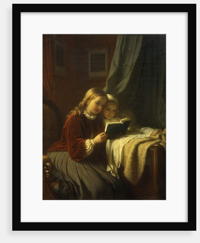 The Bedtime Story, 1867 by Johann Georg Meyer