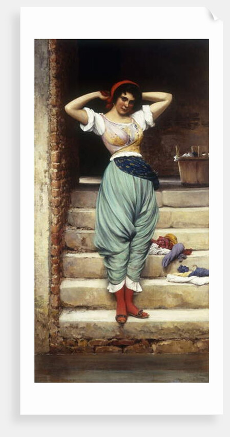 The Washerwoman, 1878 by Eugen von Blaas