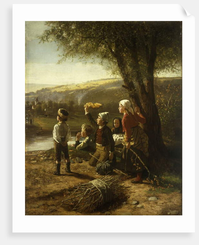 Calling for the Ferry, 1871 by Hubert Salentin