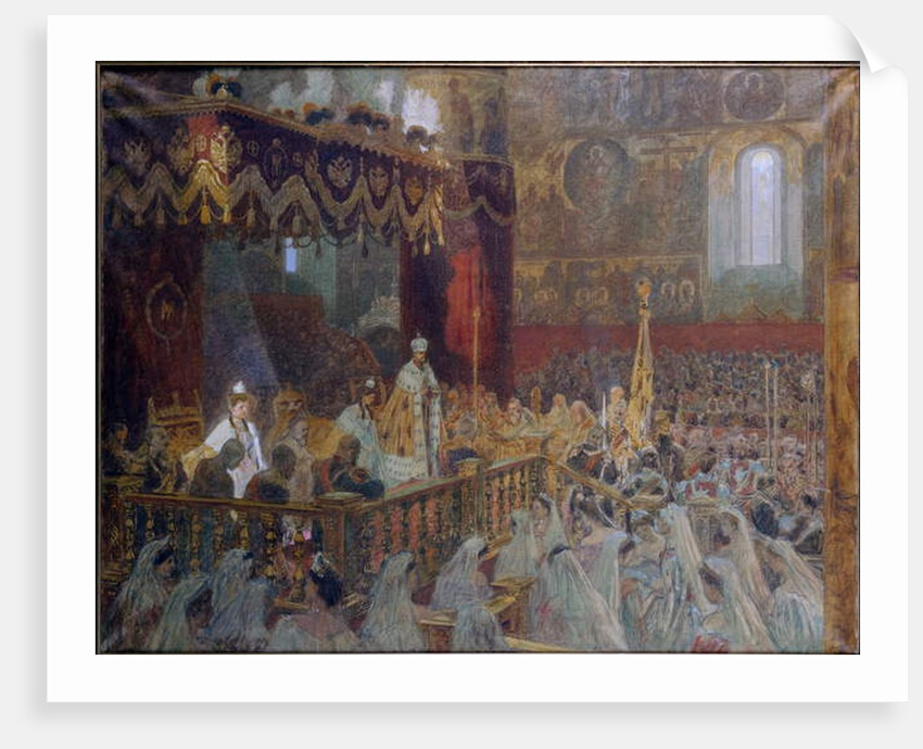 The Coronation of Czar Nicolas II by Laurits Regner Tuxen