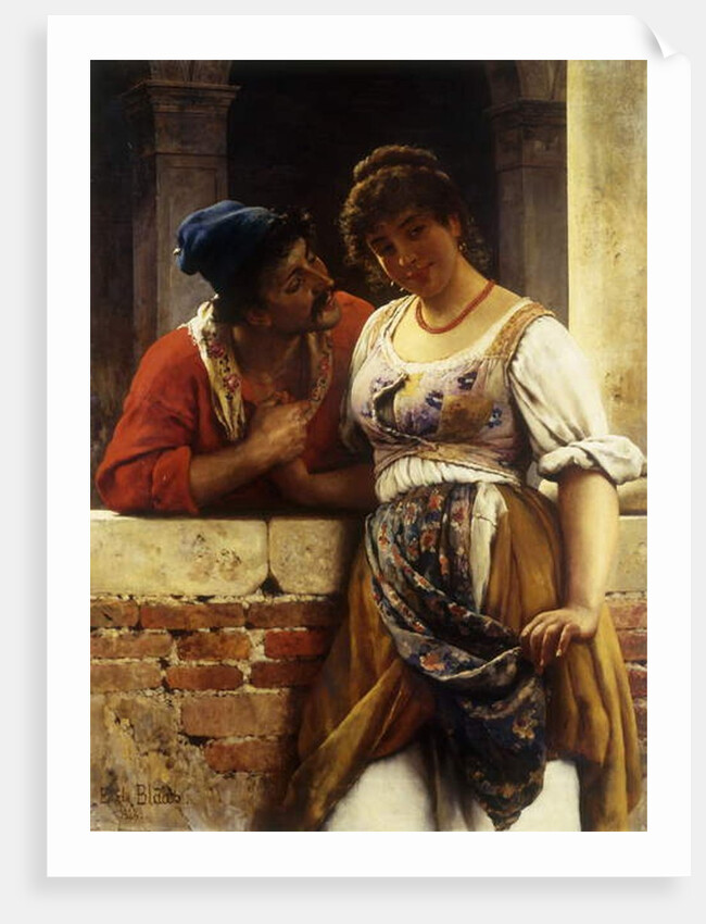 The Proposal, 1888 by Eugen von Blaas
