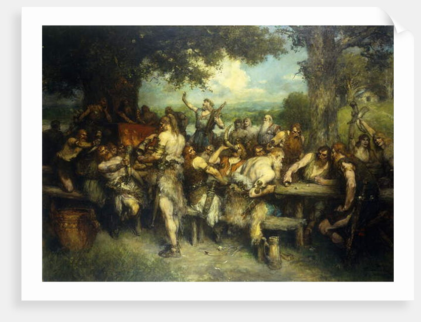 A Viking Celebration, 1925 by Ferdinand Leeke