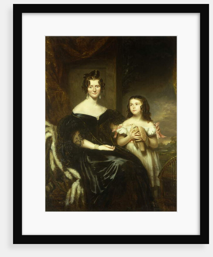 Portrait of an Elegant Lady and her Daughter by John Watson Gordon
