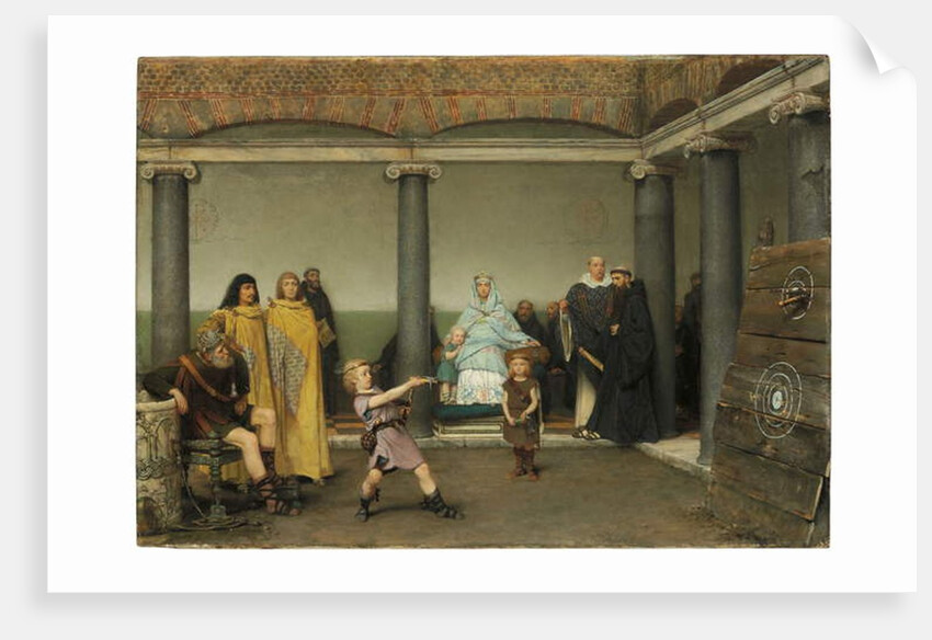 The Education of the Children of Clotilde and Clovis, 1868 by Lawrence Alma-Tadema