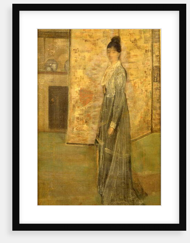 Arrangement in Flesh Color and Grey: The Chinese Screen by James Abbott McNeill Whistler