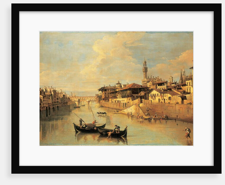 The Ponte Vecchio, Florence by Giuseppe Zocchi