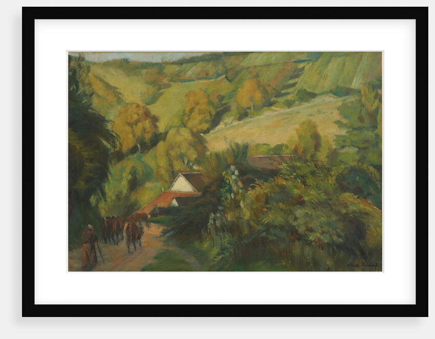 The Descent to Molosmes, 1907 by Emile Bernard