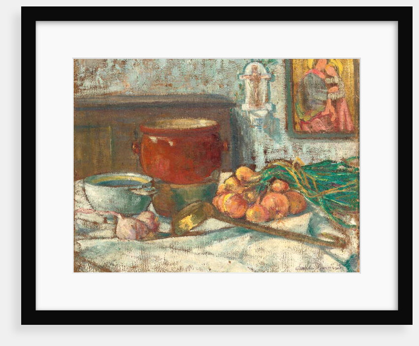 Still life with onions, 1889 by Emile Bernard