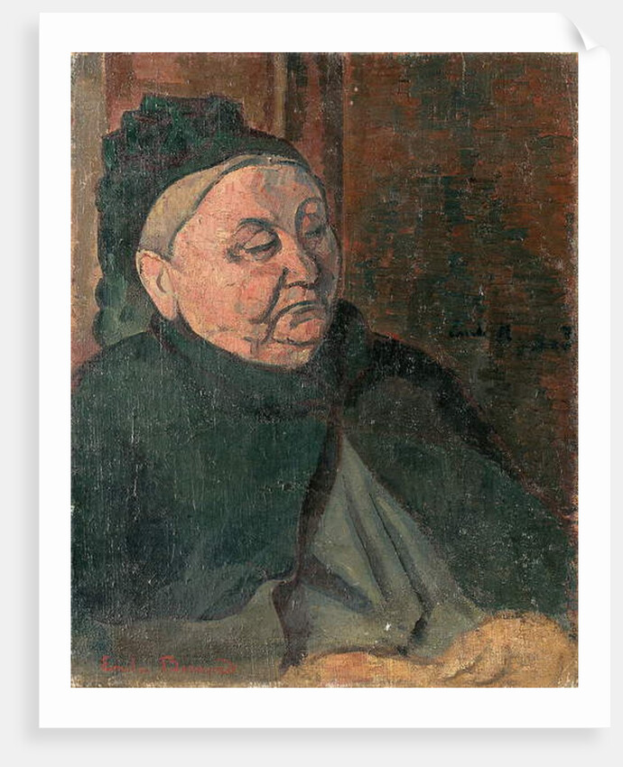 Portrait of the artist's grandmother, 1887 by Emile Bernard