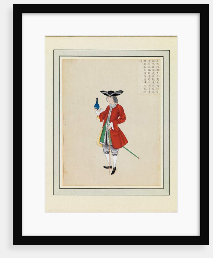 Portrait of a foreigner, c.1765 by Guanpeng Ding