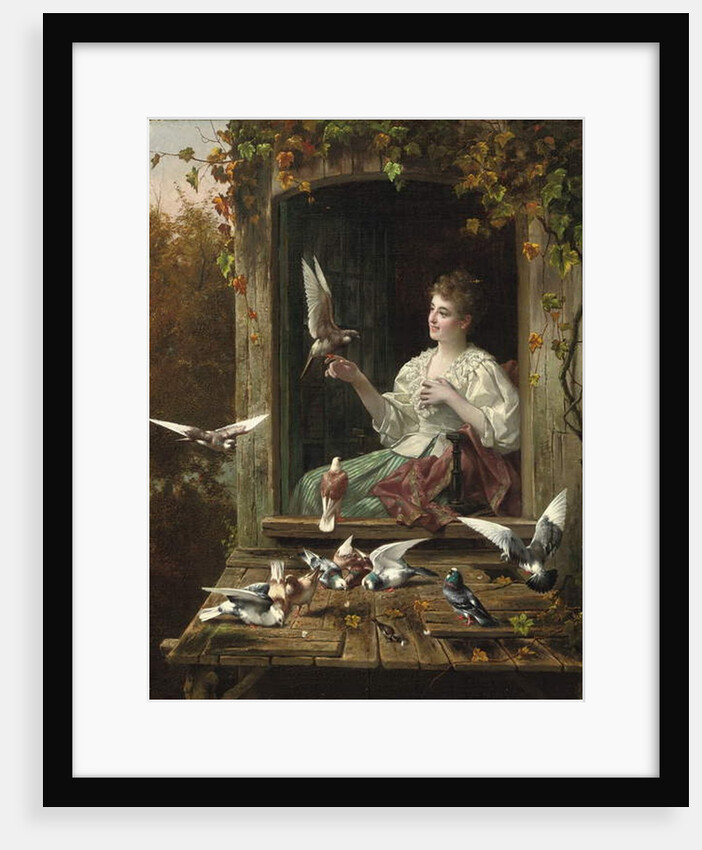 Feeding the Birds by Eugene Remy and Portielje Jan Maes