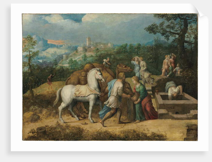 Rebecca at the Well by Girolamo da Treviso II (1497-1544)