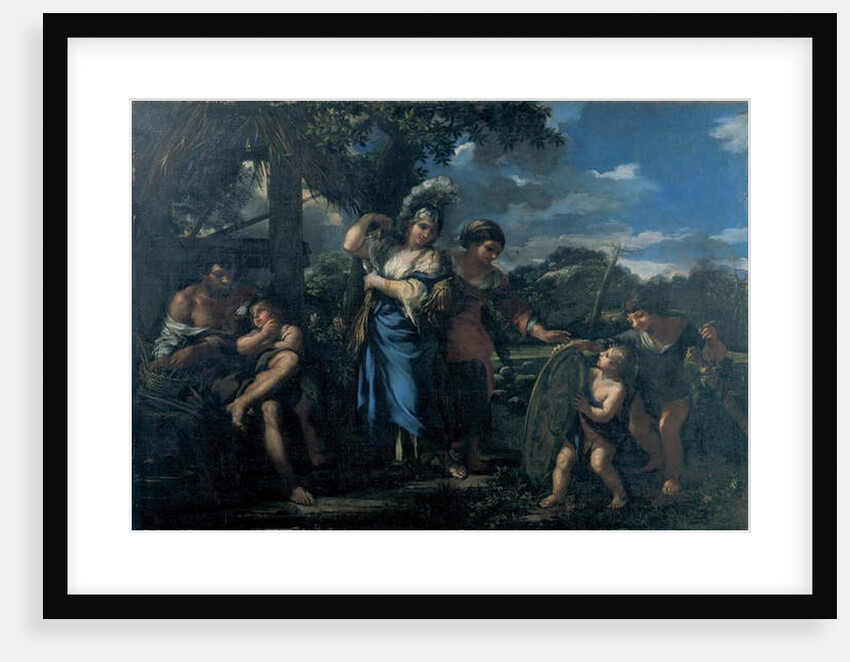 Erminia Among the Shepherds by Ciro Ferri