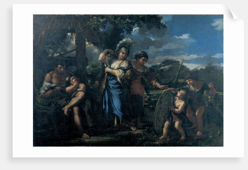 Erminia Among the Shepherds by Ciro Ferri