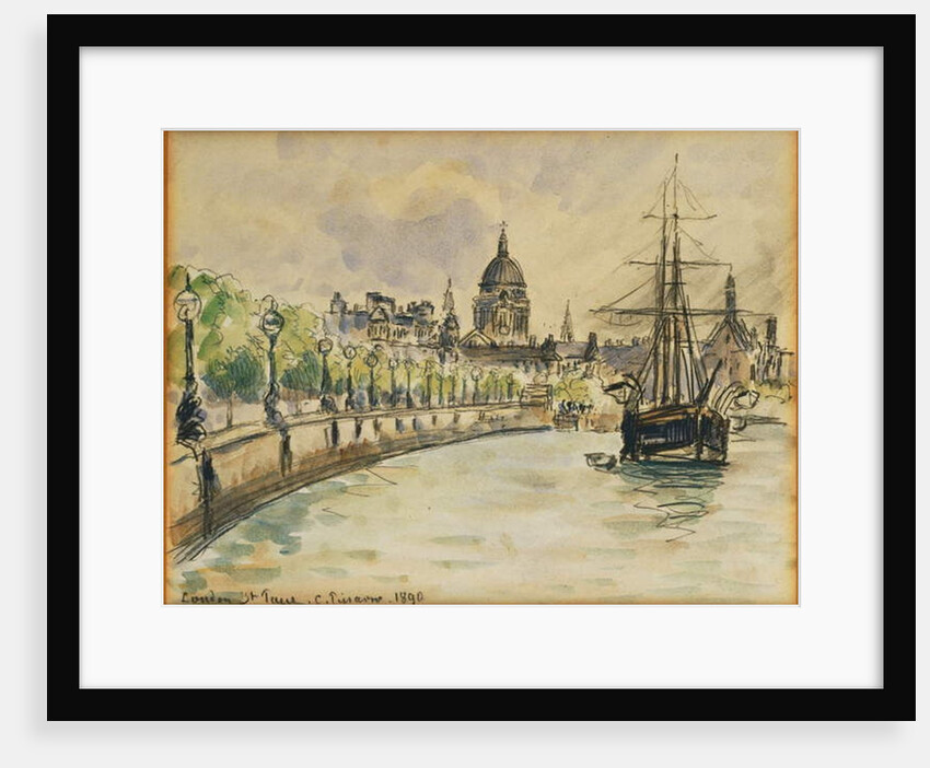 London, St. Paul's Cathedral, 1890 by Camille Pissarro