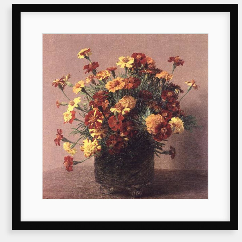 Oeillets d'Inde, 1893 by Ignace Henri Jean Fantin-Latour