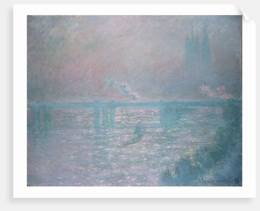 Charing Cross Bridge, 1899 by Claude Monet
