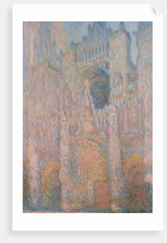 Rouen Cathedral, 1891 by Claude Monet