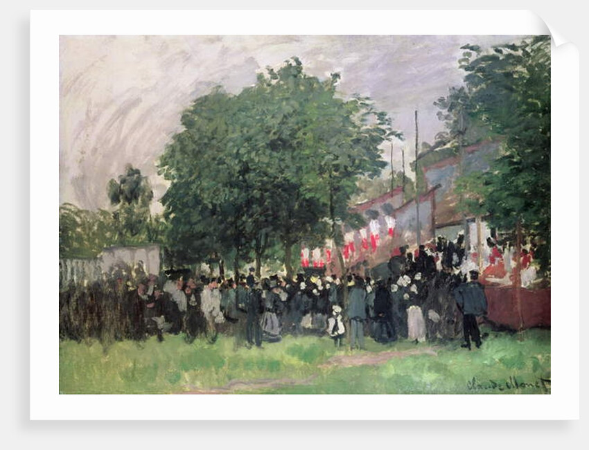 The Fourteenth of July by Claude Monet