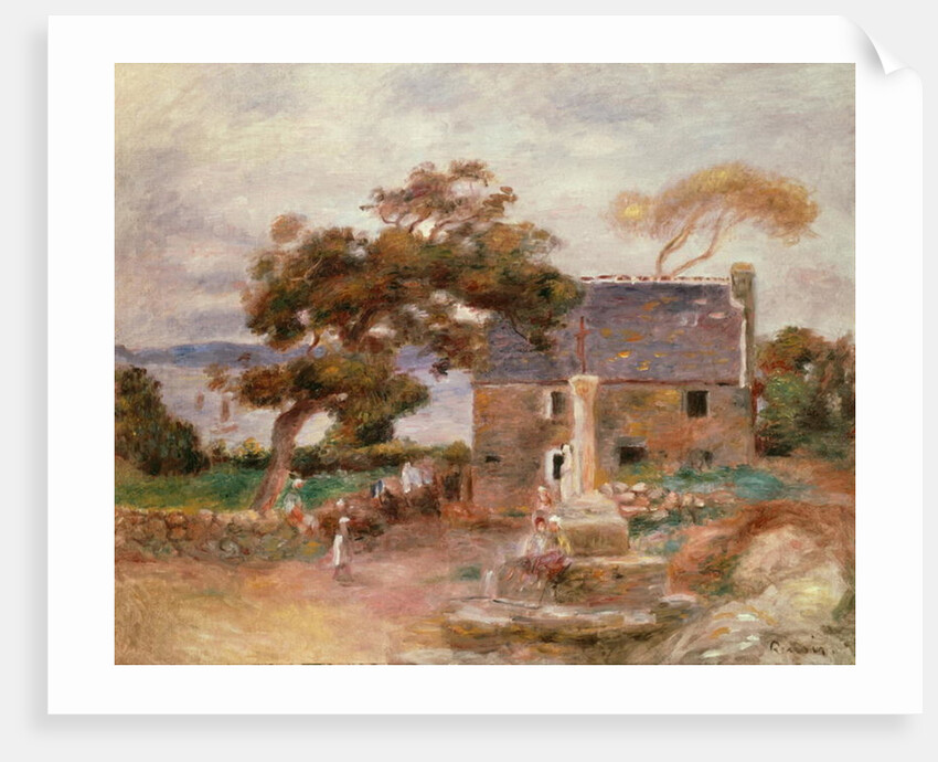 The Farmhouse at Cagnes by Pierre Auguste Renoir