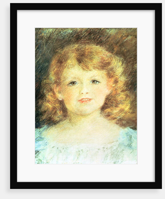 Portrait of a little girl, 1898 by Pierre Auguste Renoir