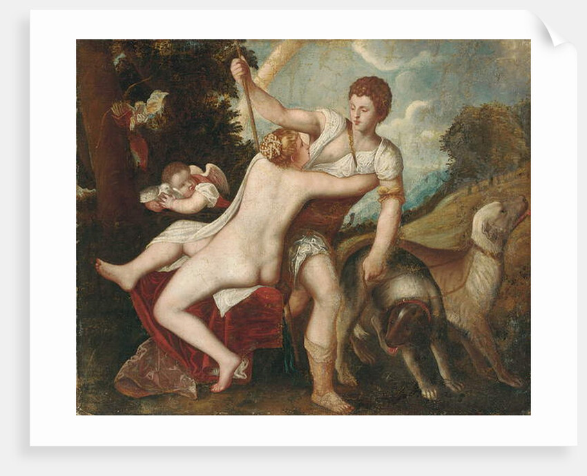 Venus and Adonis by Titian