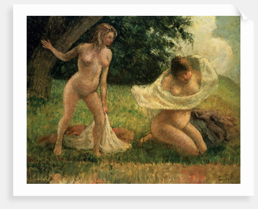 The Bathers by Camille Pissarro