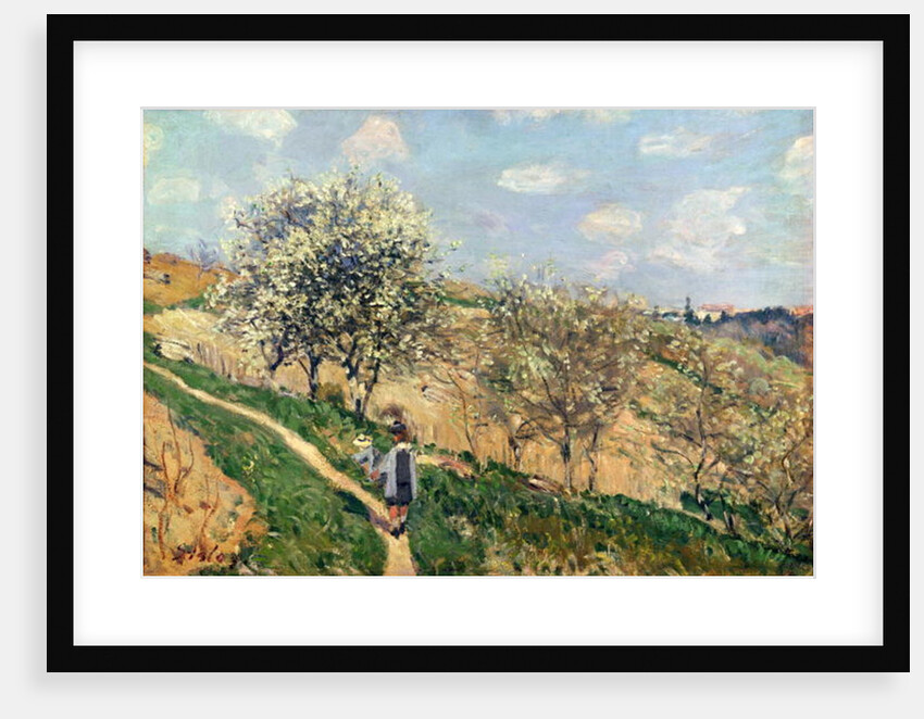 Springtime at Bougival by Alfred Sisley