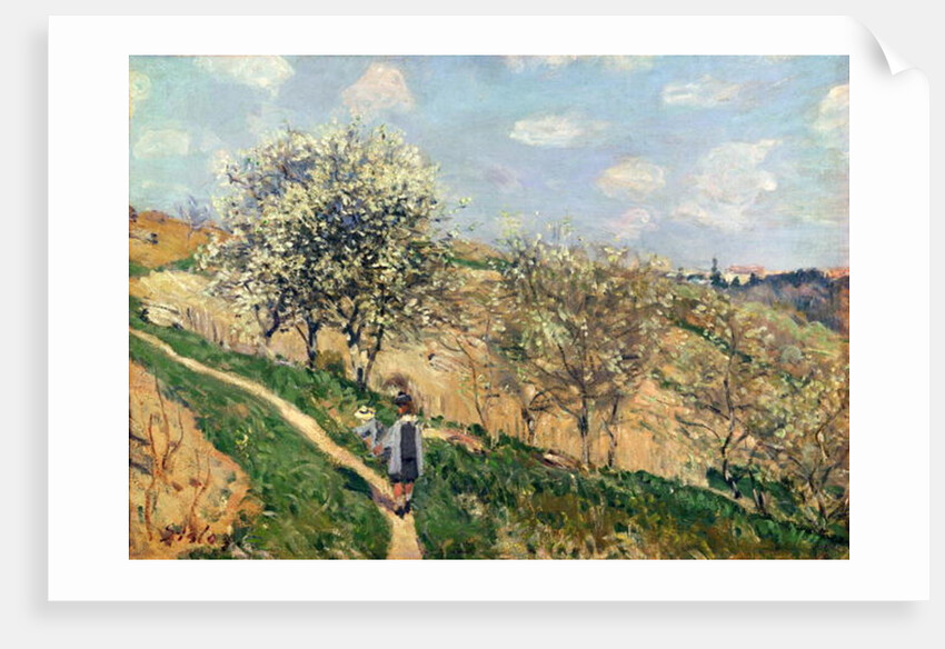 Springtime at Bougival by Alfred Sisley