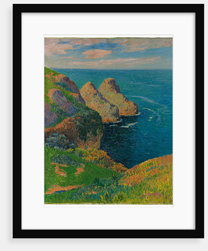 Les falaises au bord de la mer, 1895 by Henry Moret
