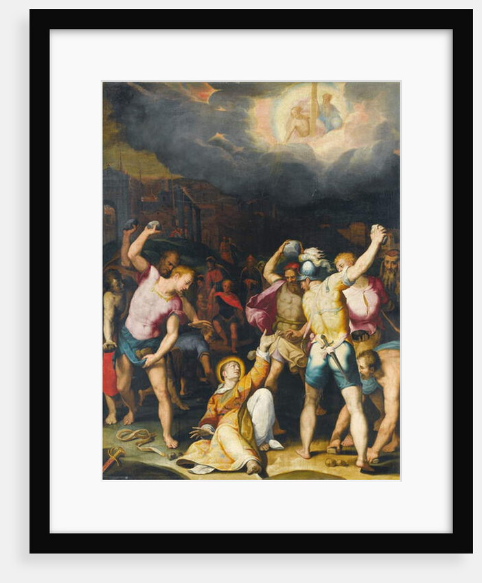 The Stoning of Saint Stephen by Orazio Samacchini