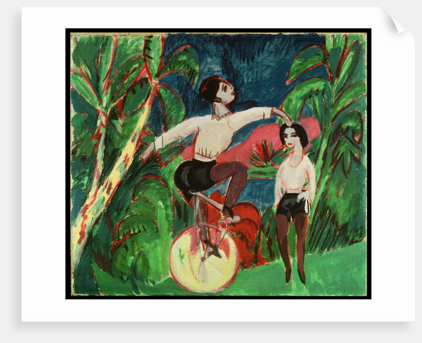 Unicycle Rider, 1911 by Ernst Ludwig Kirchner