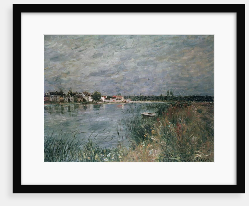 The River Banks at Saint-Mammes by Alfred Sisley