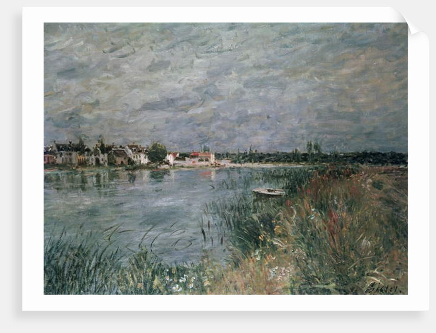 The River Banks at Saint-Mammes by Alfred Sisley