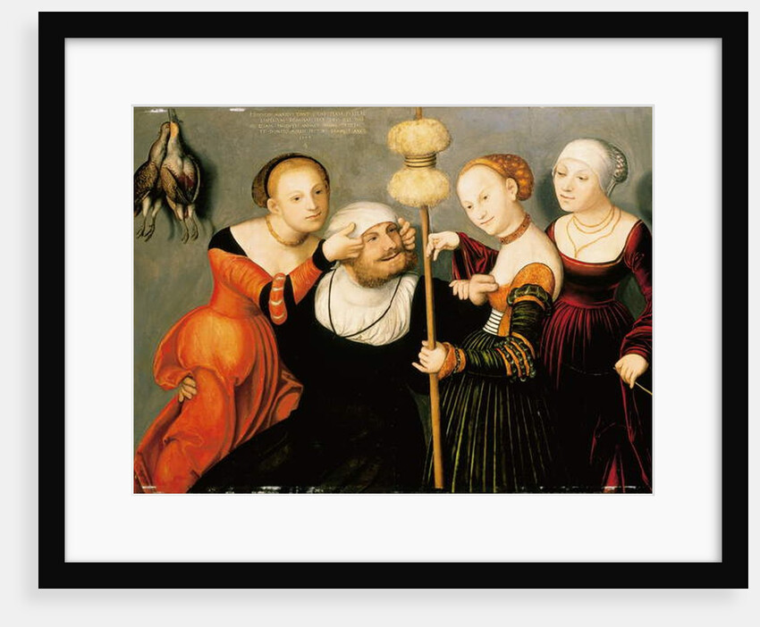 Hercules at the court of Omphale, 1533 by Lucas the Elder Cranach
