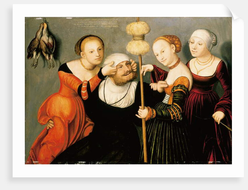 Hercules at the court of Omphale, 1533 by Lucas the Elder Cranach