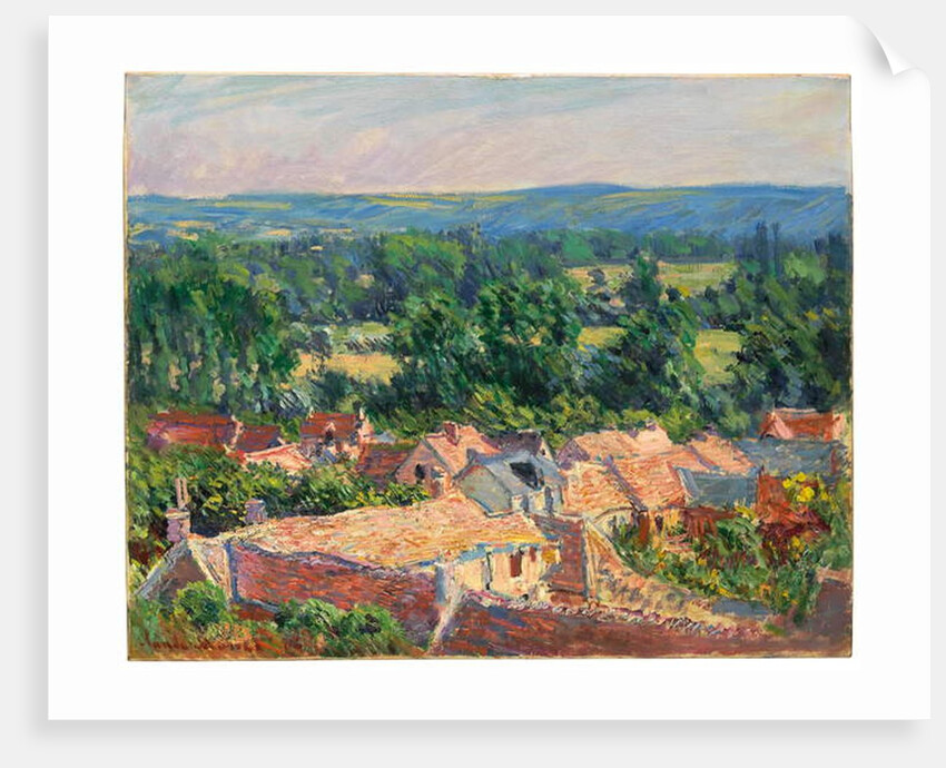 Vue du village de Giverny, 1886 by Claude Monet