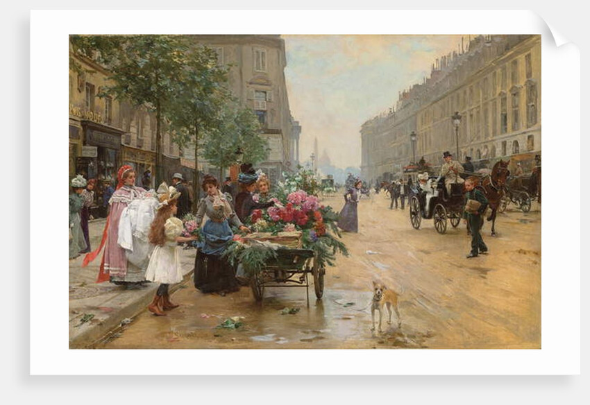 Rue Royale, Paris, 1898 by Louis de Schryver