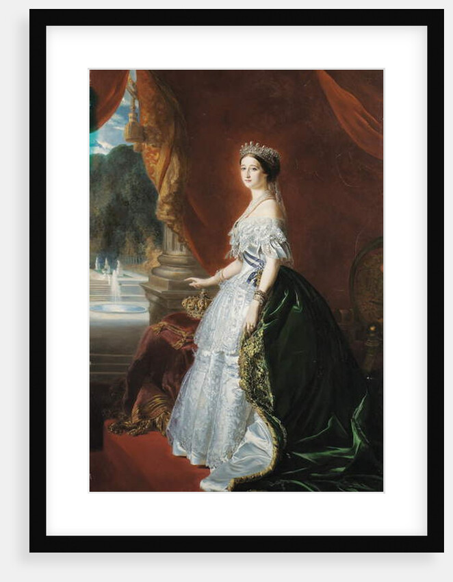 Full-length portrait of Empress Eugénie by Franz Xaver Winterhalter