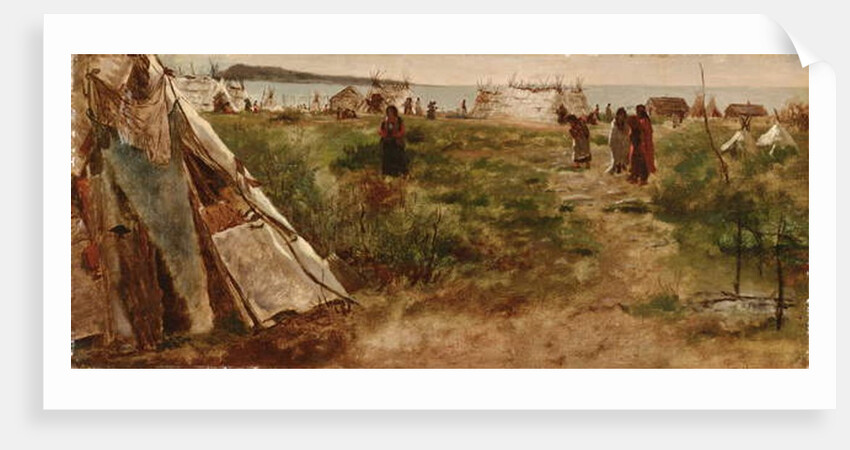 Ojibwe Encampment by Eastman Johnson