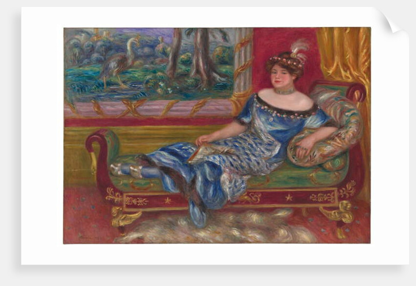 Madame de Galéa à la méridienne, 1912 by Pierre Auguste Renoir